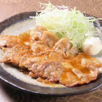 川崎の豚肉専門店 KIWAMIの神威豚肩ロース生姜焼きのイメージ画像